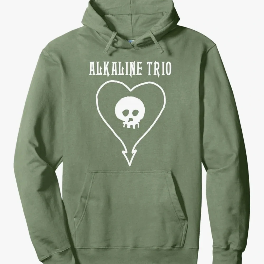 Alkaline Trio Sage Green Hoodie - Picture 1 of 2